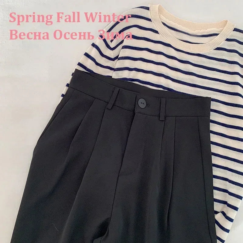 Pantalon Élina – Pantalon Tailleur Taille Haute