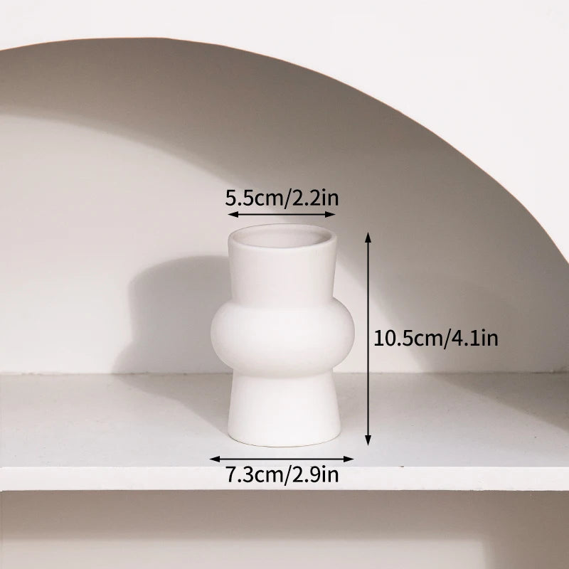 Vase Alba – Vase Décoratif en Céramique Minimaliste