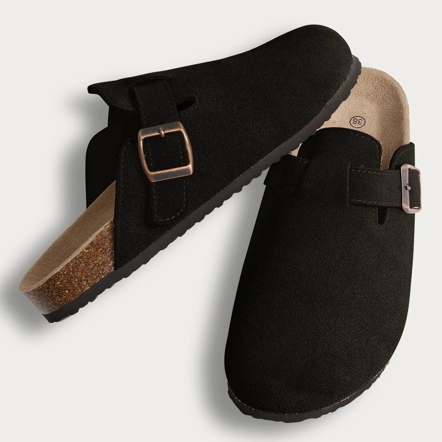 Mules Alma – Sabots en Daim & Liège