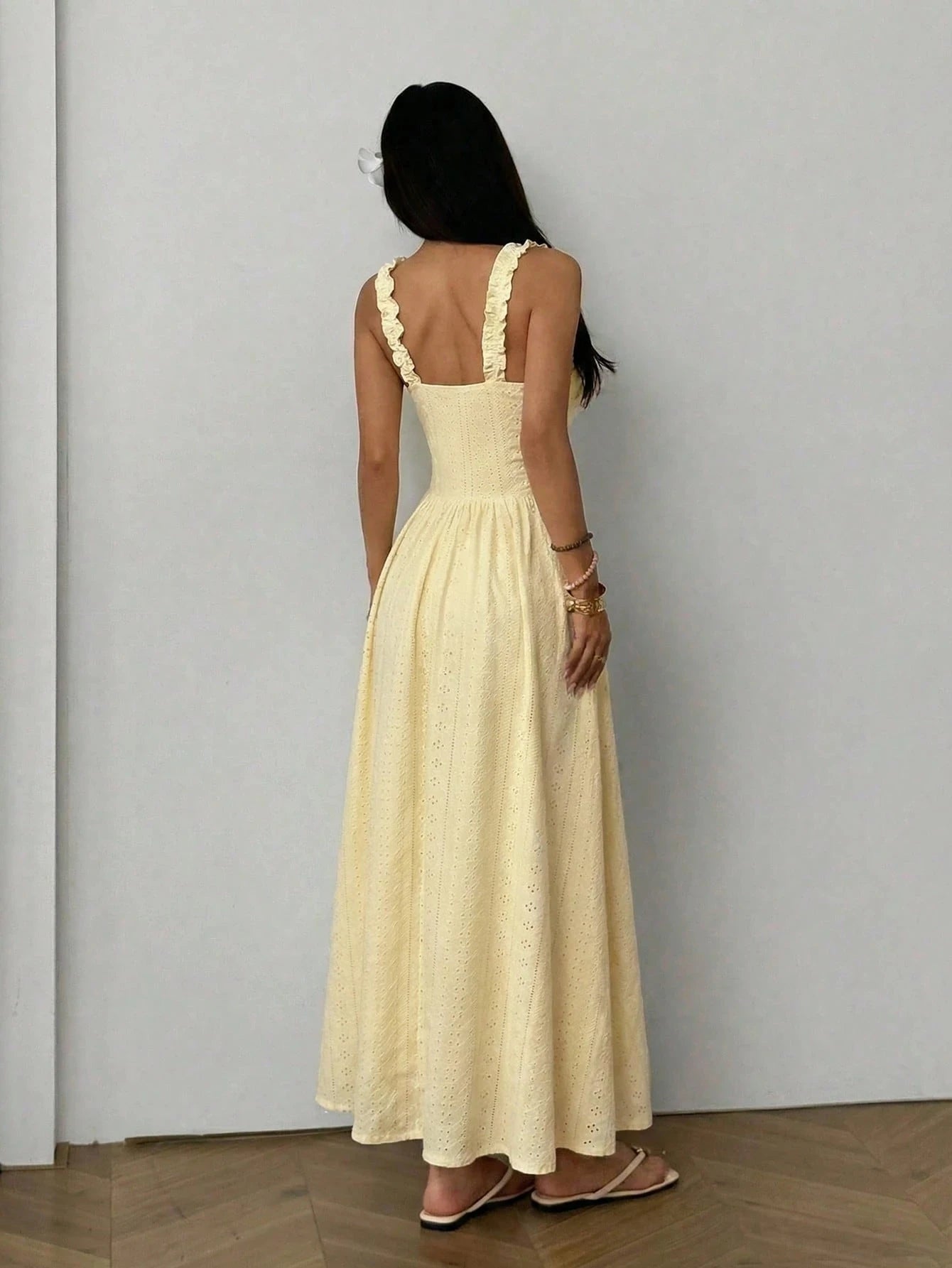 Robe Élina – Robe Longue à Bretelles