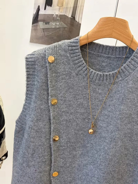 Pull sans manches Camille – Maille Essentielle