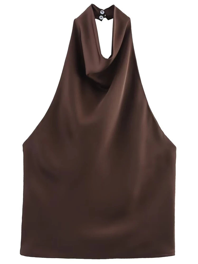 Top Soléna – Top Satin Dos Nu