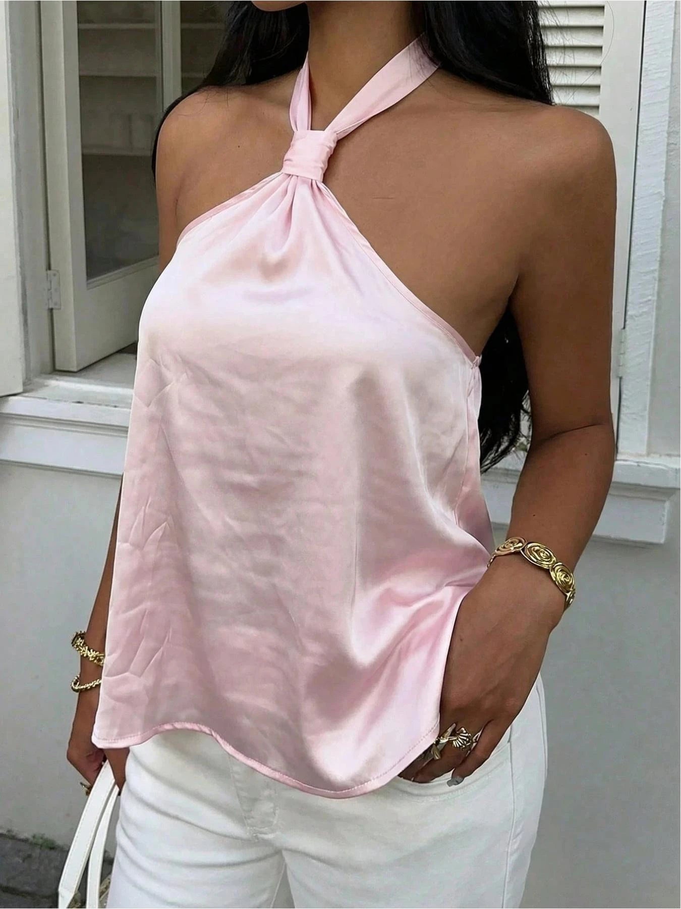 Top Riviera – Top Halter à Pois