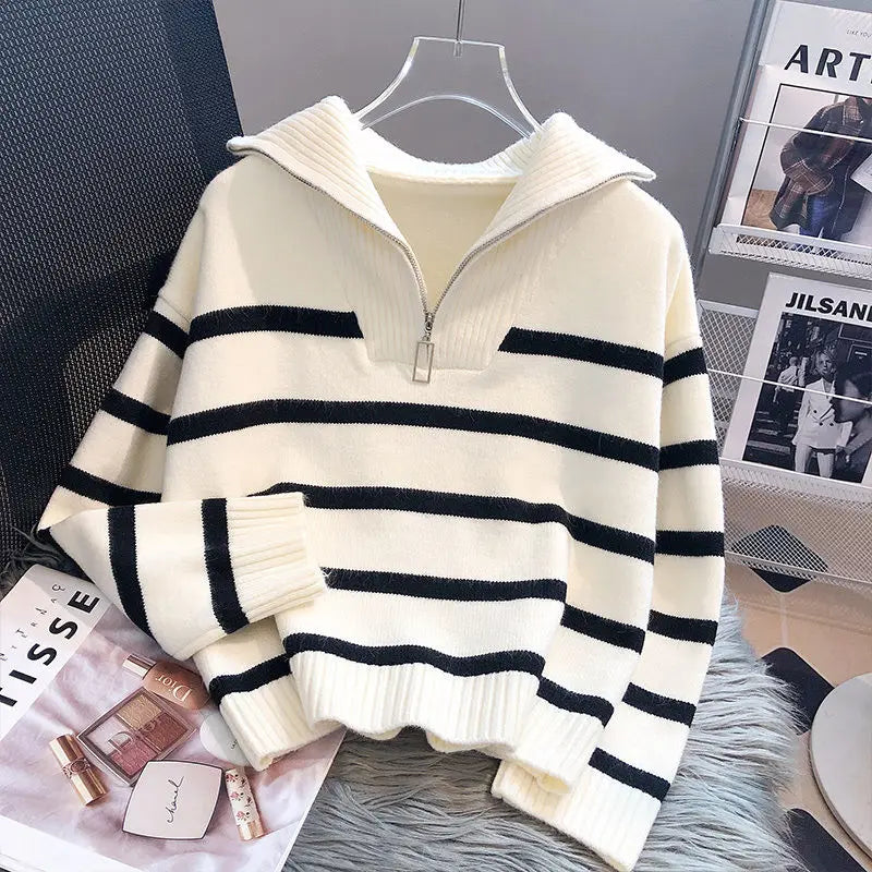 Pull Léonie – Rayures d'Hiver