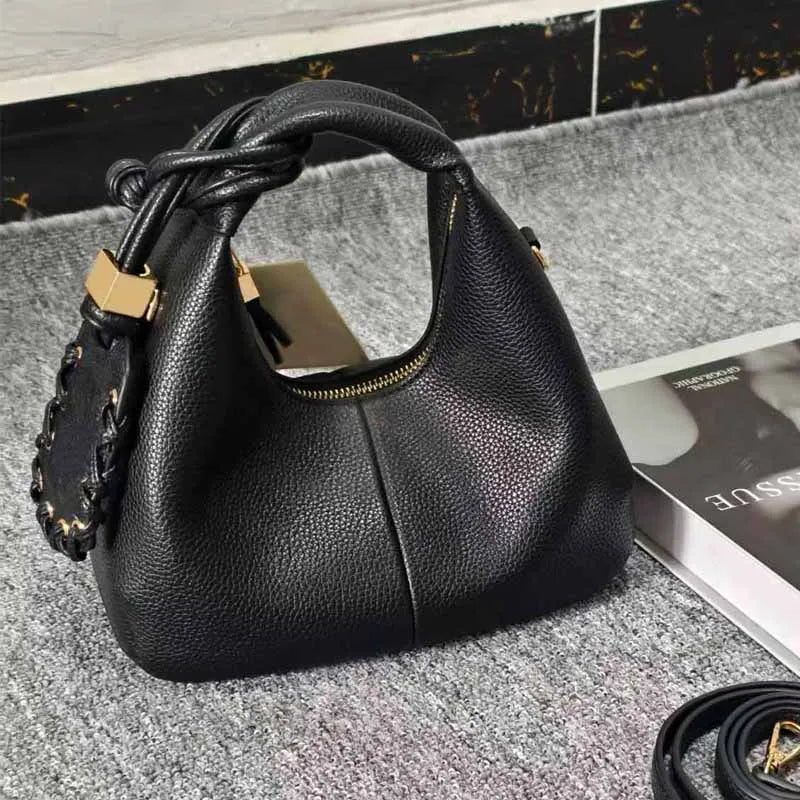 Sac Paris – Sac Demi-Lune Effet Croco