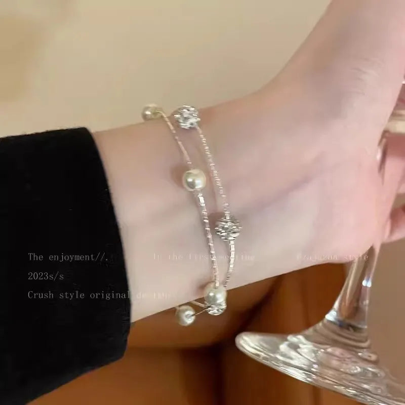 Bracelet Flora – Bracelet Fleur Perlée