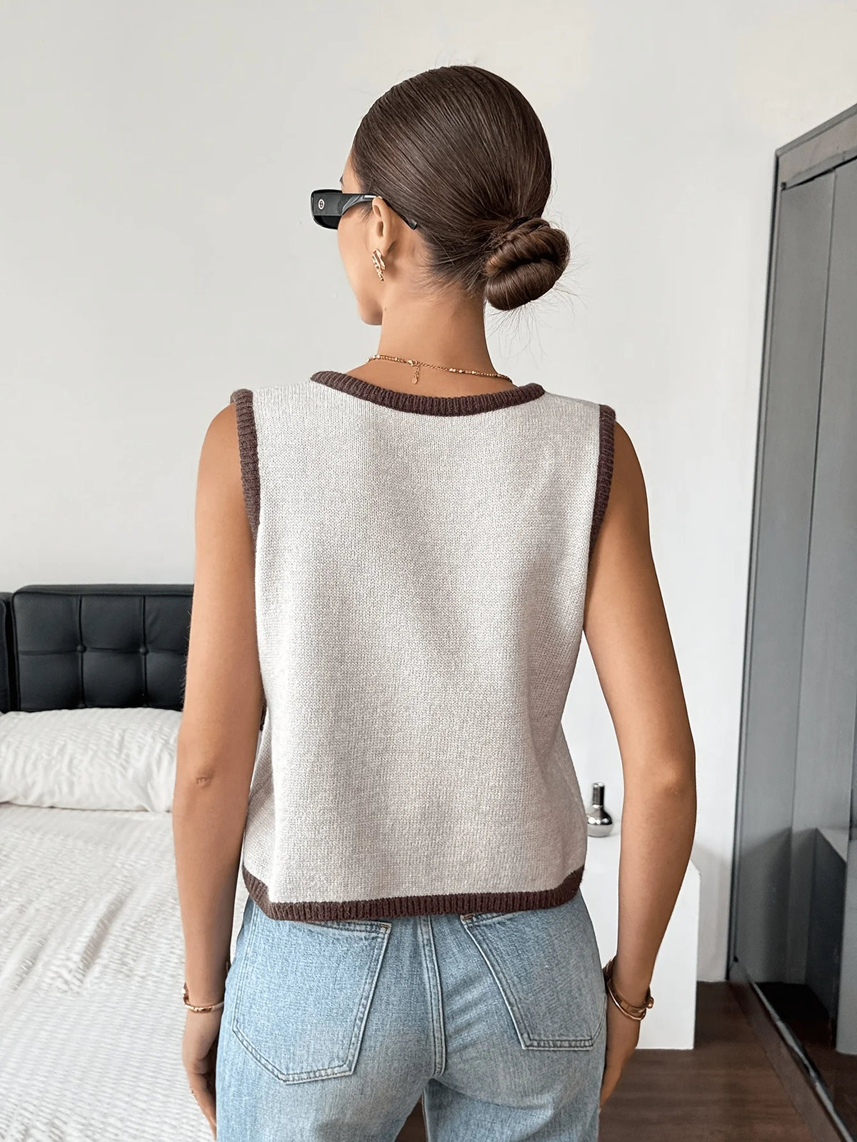 Gilet Léna – Contraste Chic