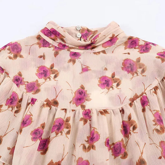 Blouse Alba – Élégance Florale