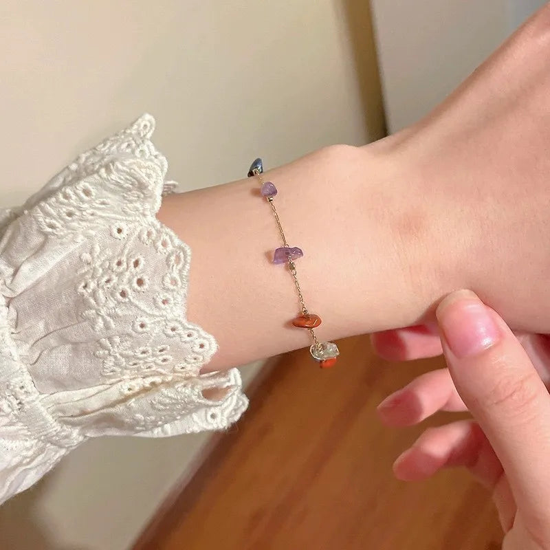 Bracelet Flora – Bracelet Fleur Perlée