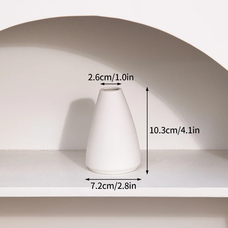 Vase Alba – Vase Décoratif en Céramique Minimaliste