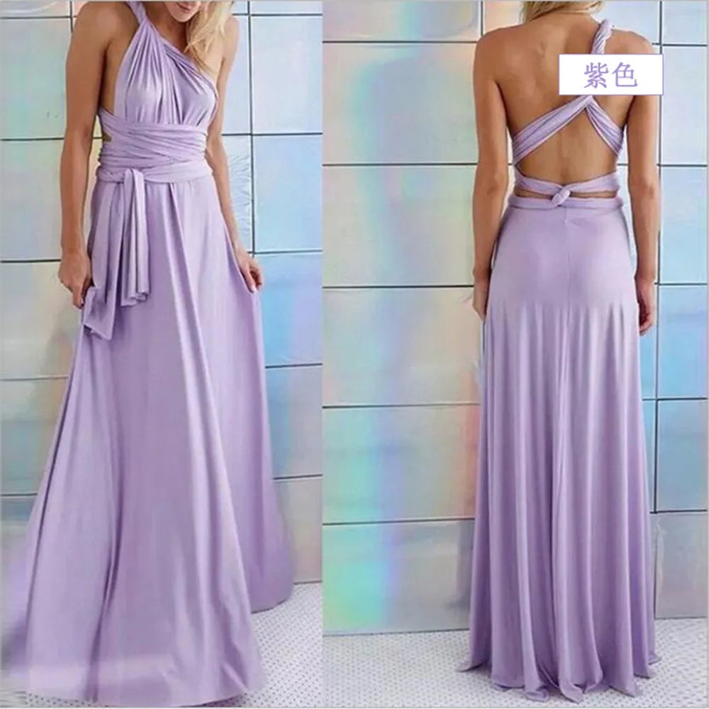 Robe Soléna – Robe Longue Dos Croisé