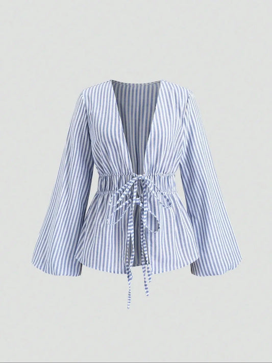 Chemise Livia – Nœud Rayé