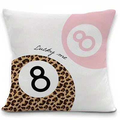 Safari Cushion Cover – Leopard & Map Cushion Cover