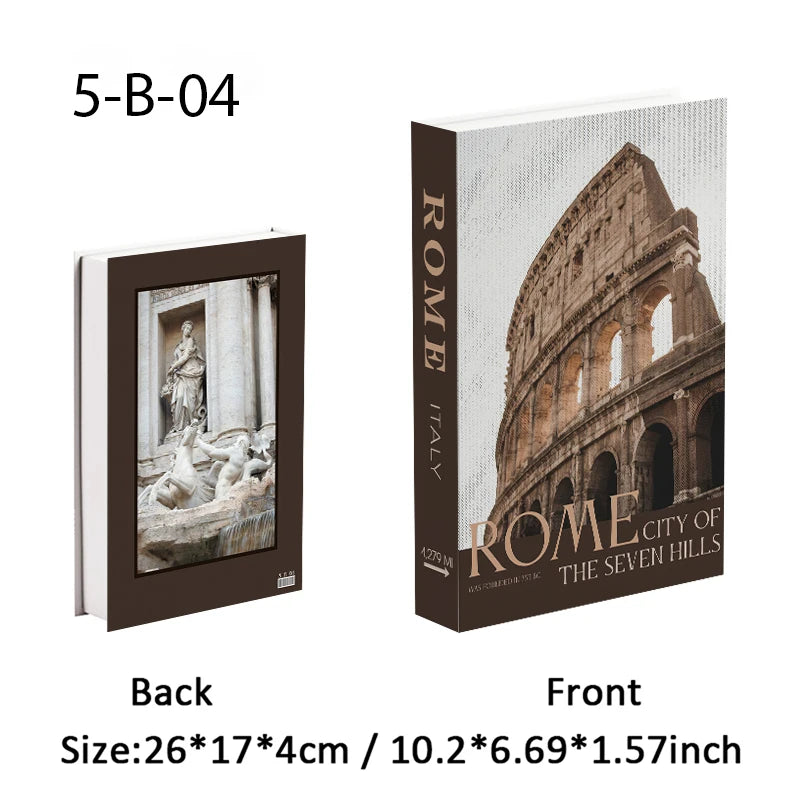 Livre Milano – Livre Décoratif & Boîte de Rangement Design