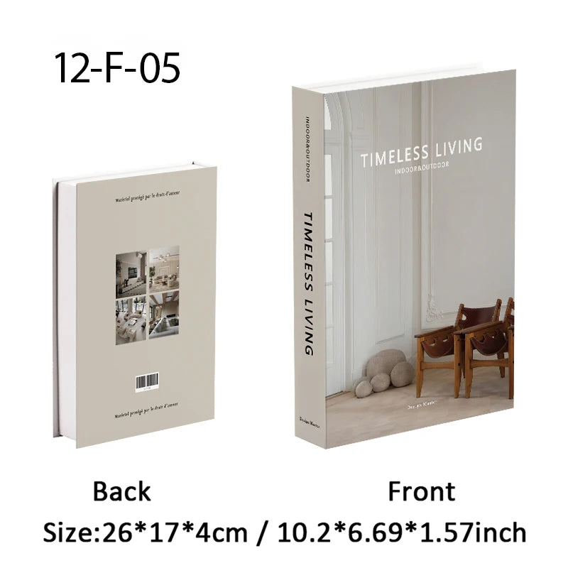 Livre Milano – Livre Décoratif & Boîte de Rangement Design