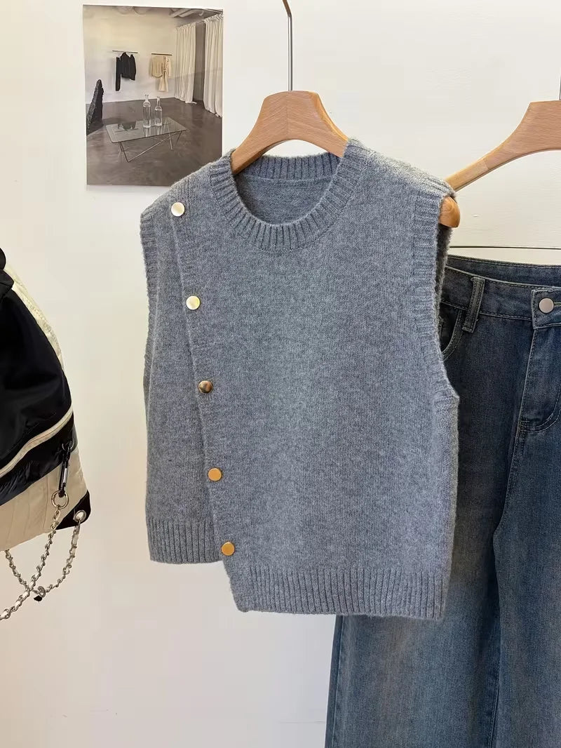 Pull sans manches Camille – Maille Essentielle