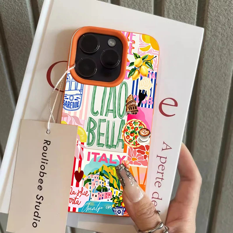 Coque Luna – Collage Citronné