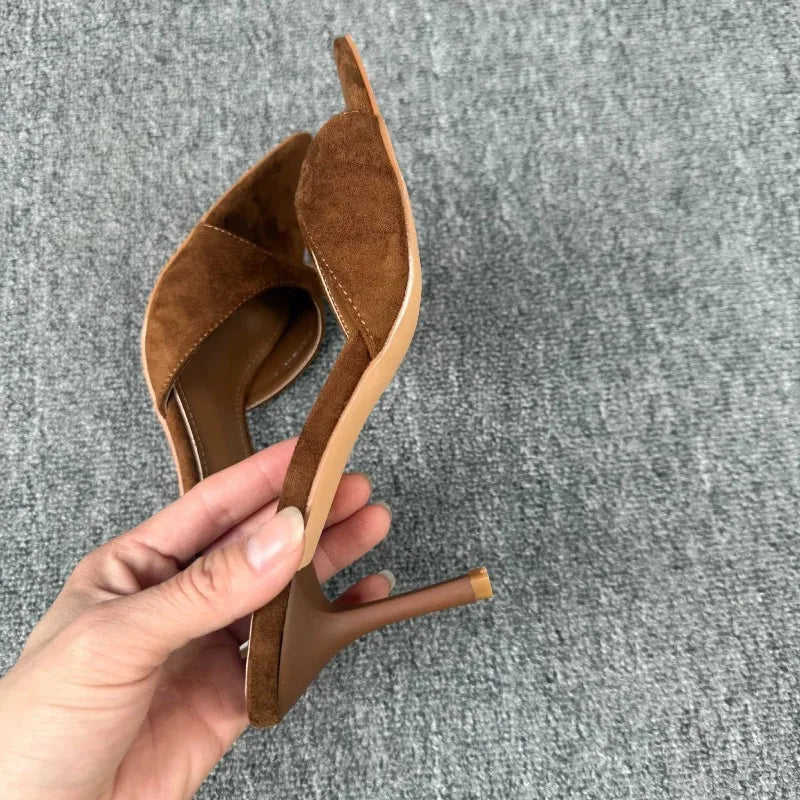 Mules Riviera – Mules à Talon Suédine