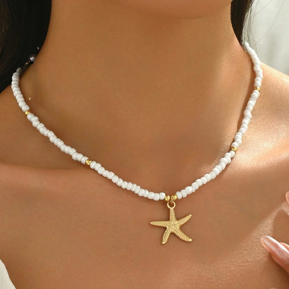 Collier Néréa – Collier Coquillage Bohème