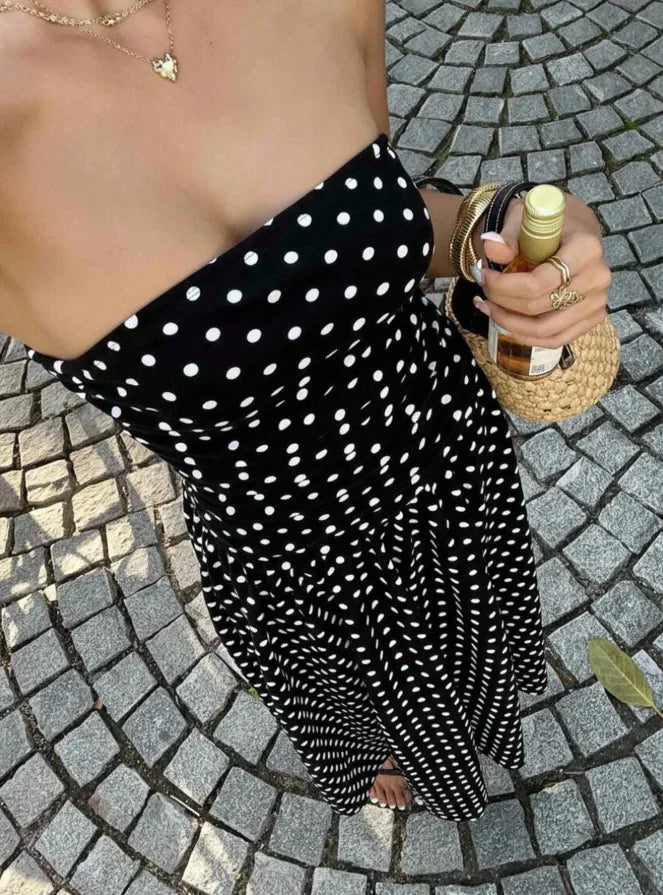 Robe Léna – Pois Élégance