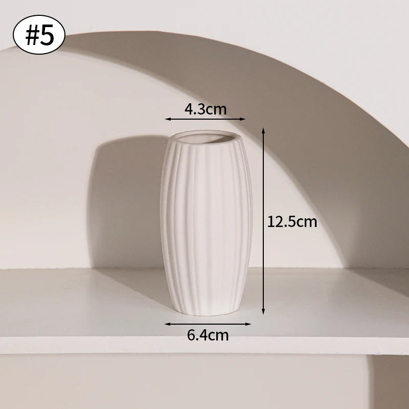 Vase Alba – Vase Décoratif en Céramique Minimaliste