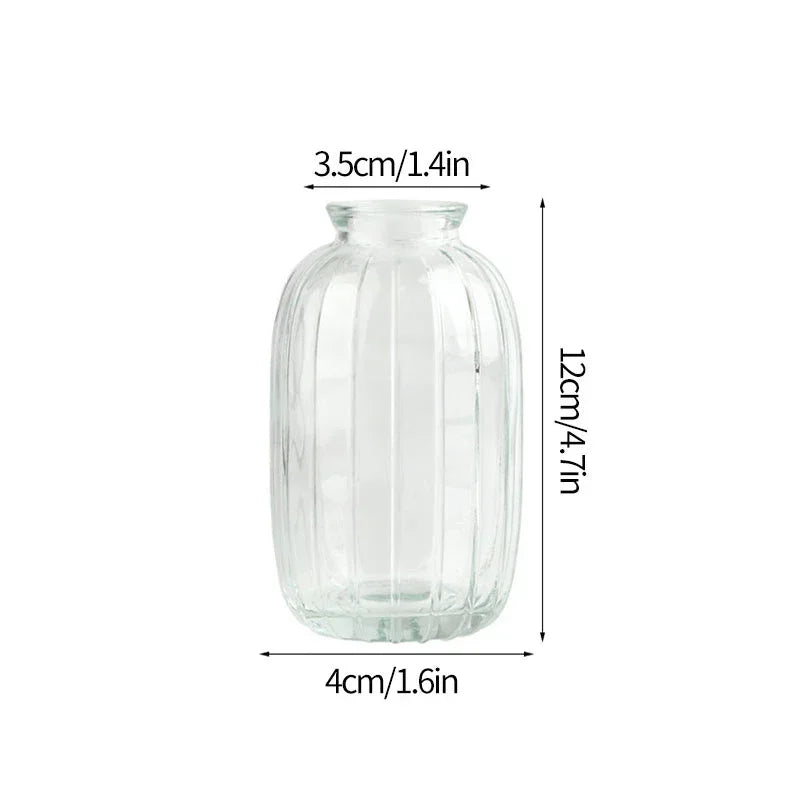 Vase Élia – Vase en Verre Transparent Minimaliste