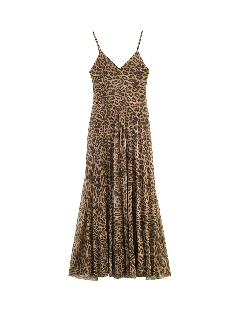 Robe Safari – Robe Longue Léopard