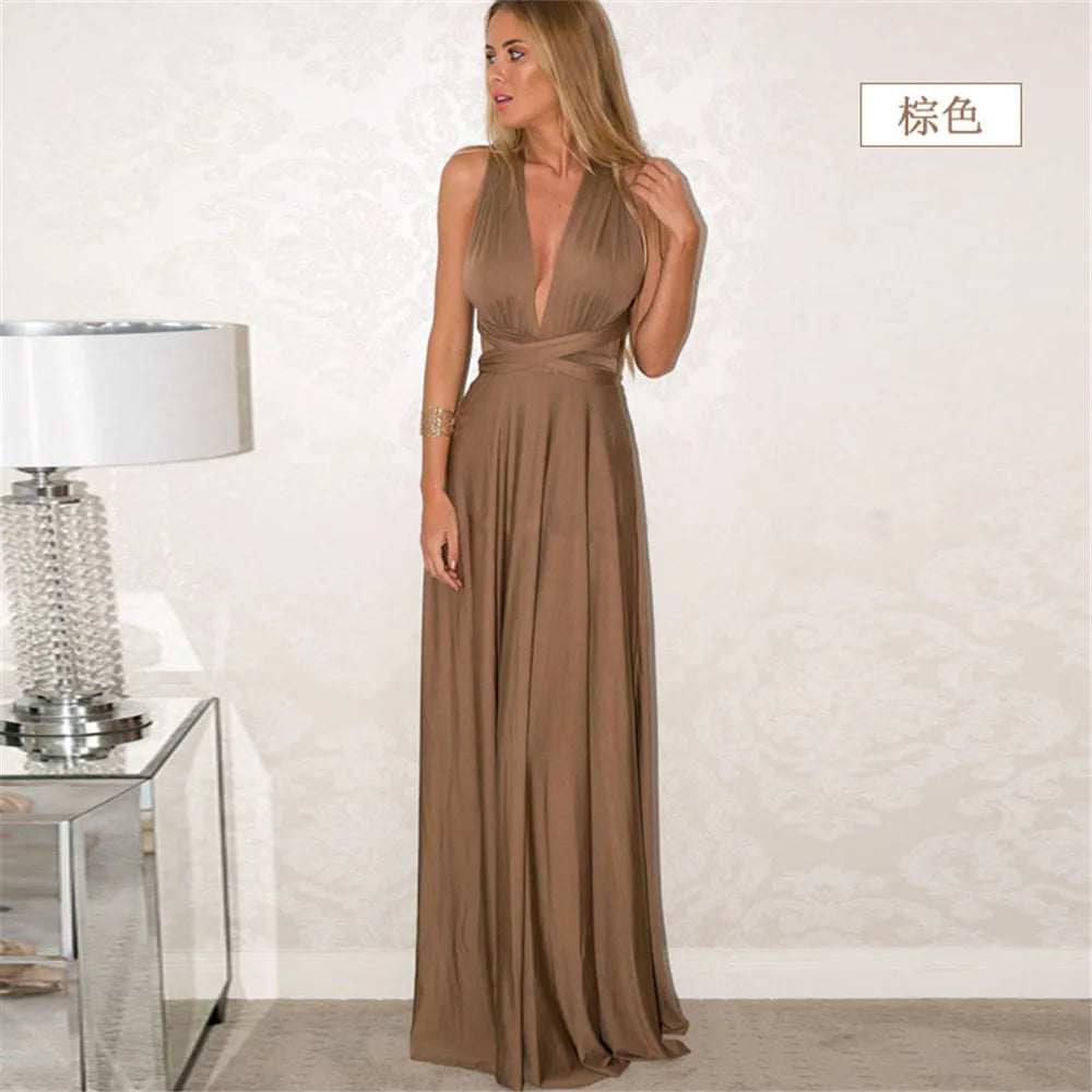 Robe Soléna – Robe Longue Dos Croisé