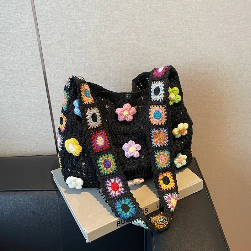 Sac Flora – Crochet Bohème