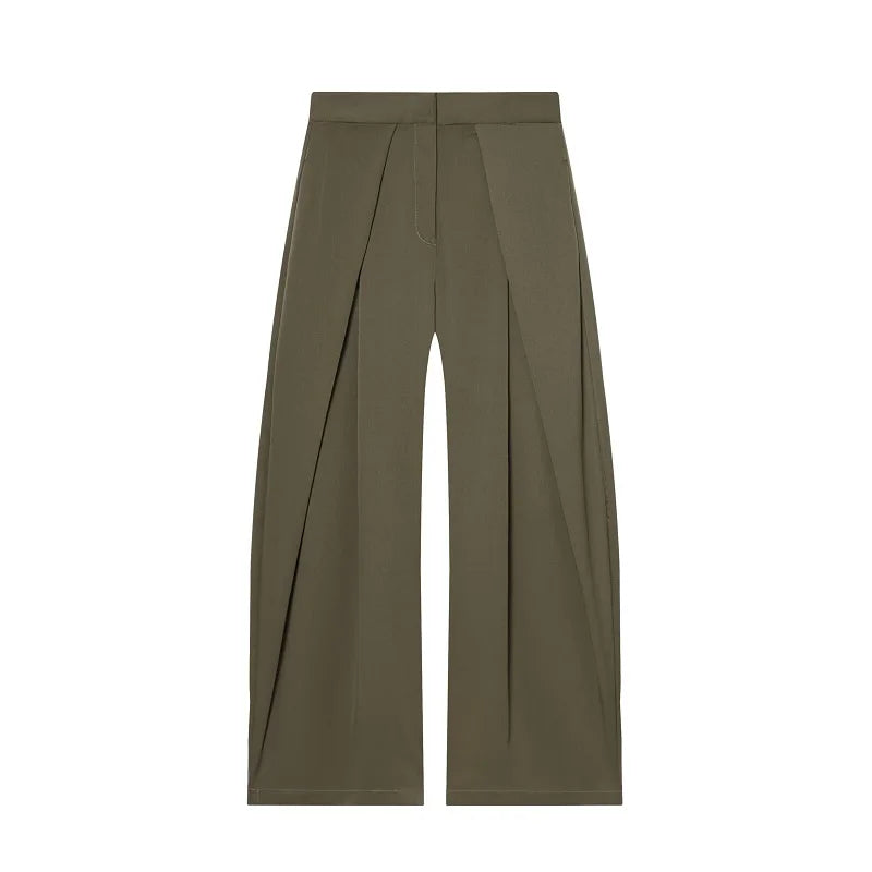 Pantalon Alba – Plissé Graphique