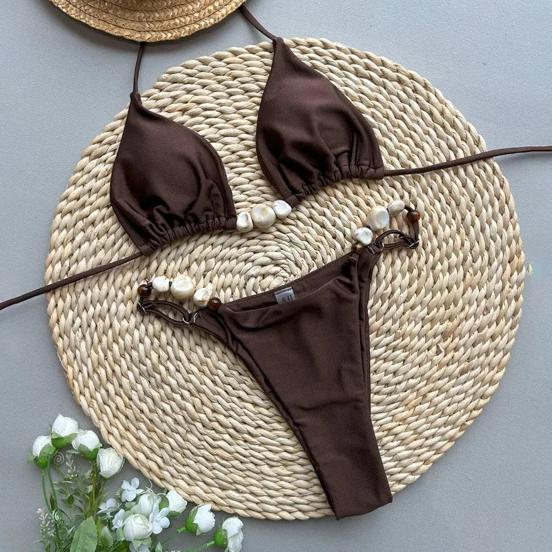 Bikini Jade – Bikini Triangle Vert Émeraude