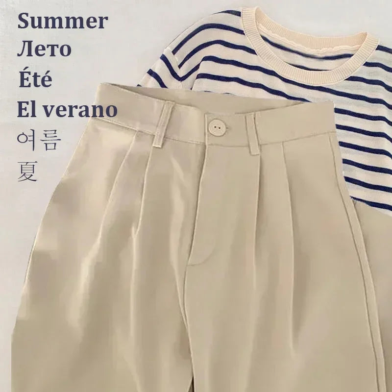 Pantalon Élina – Pantalon Tailleur Taille Haute