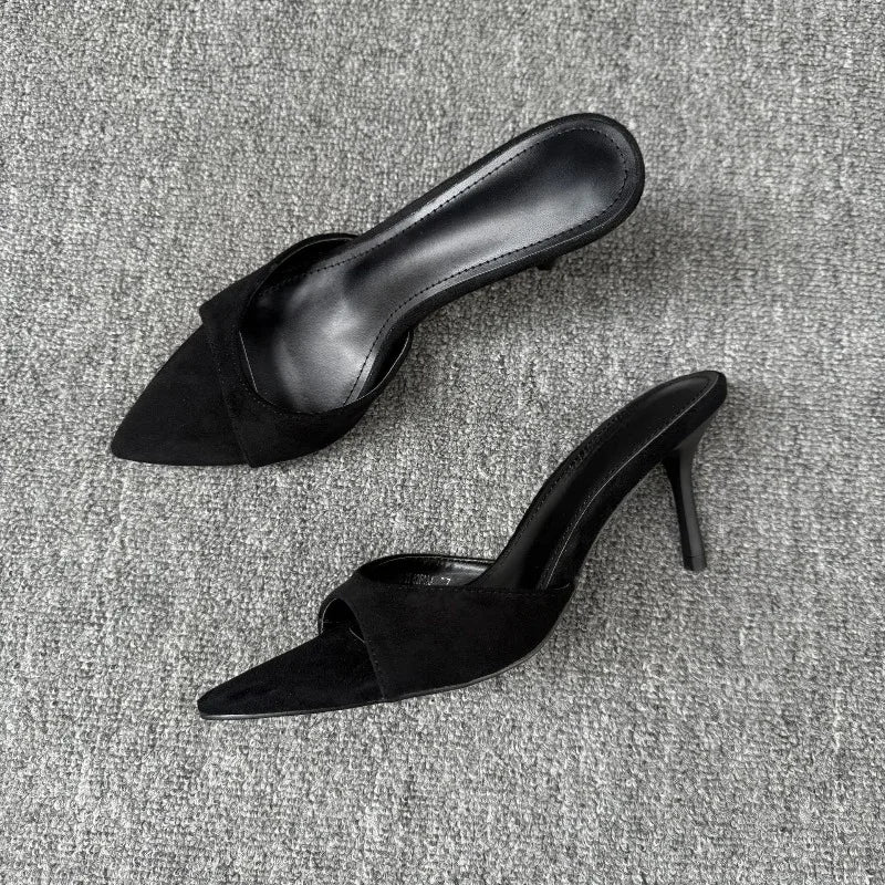 Mules Riviera – Mules à Talon Suédine