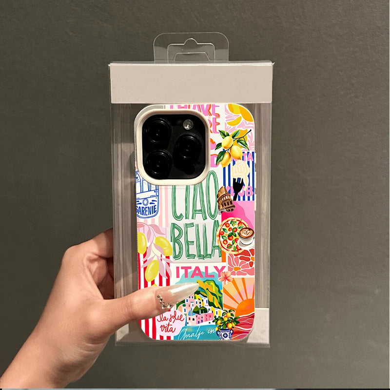 Coque Luna – Collage Citronné