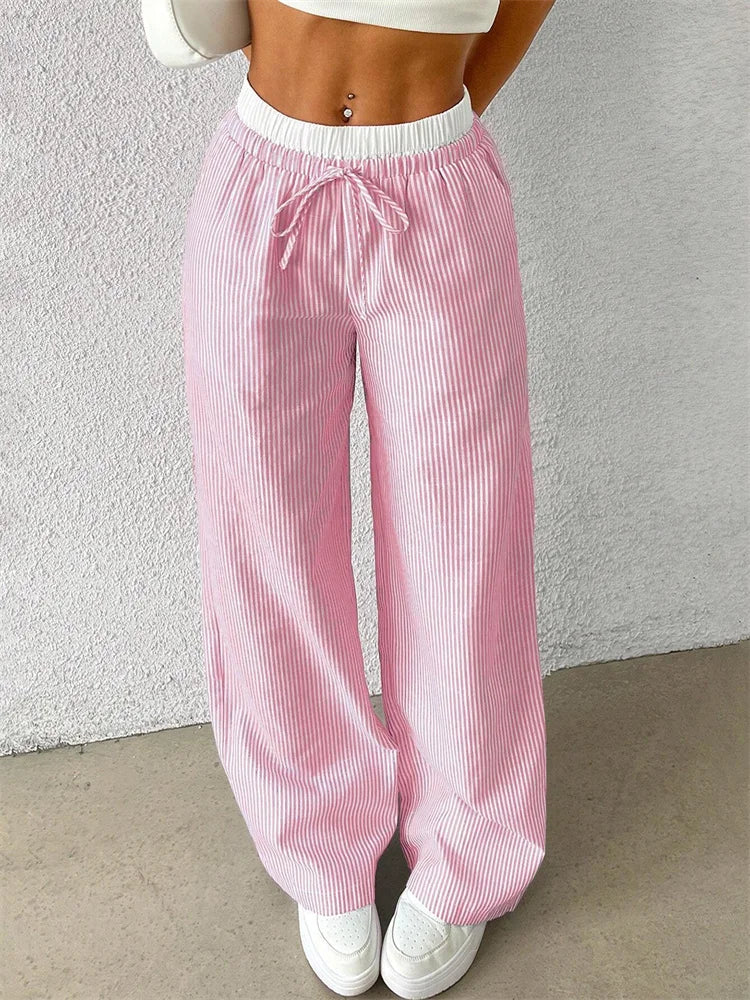 Pantalon Camille – Palazzo Rayé