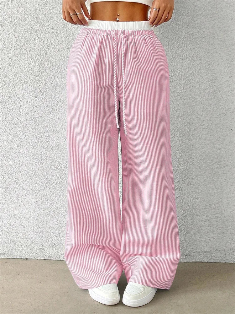 Pantalon Camille – Palazzo Rayé