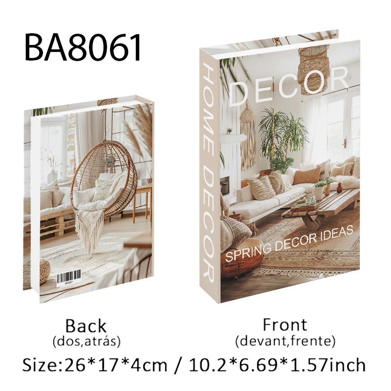 Livre Milano – Livre Décoratif & Boîte de Rangement Design