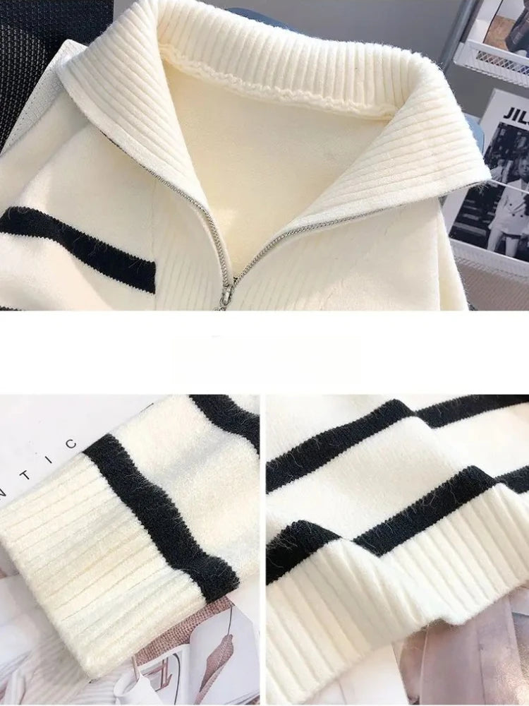 Pull Léonie – Rayures d'Hiver