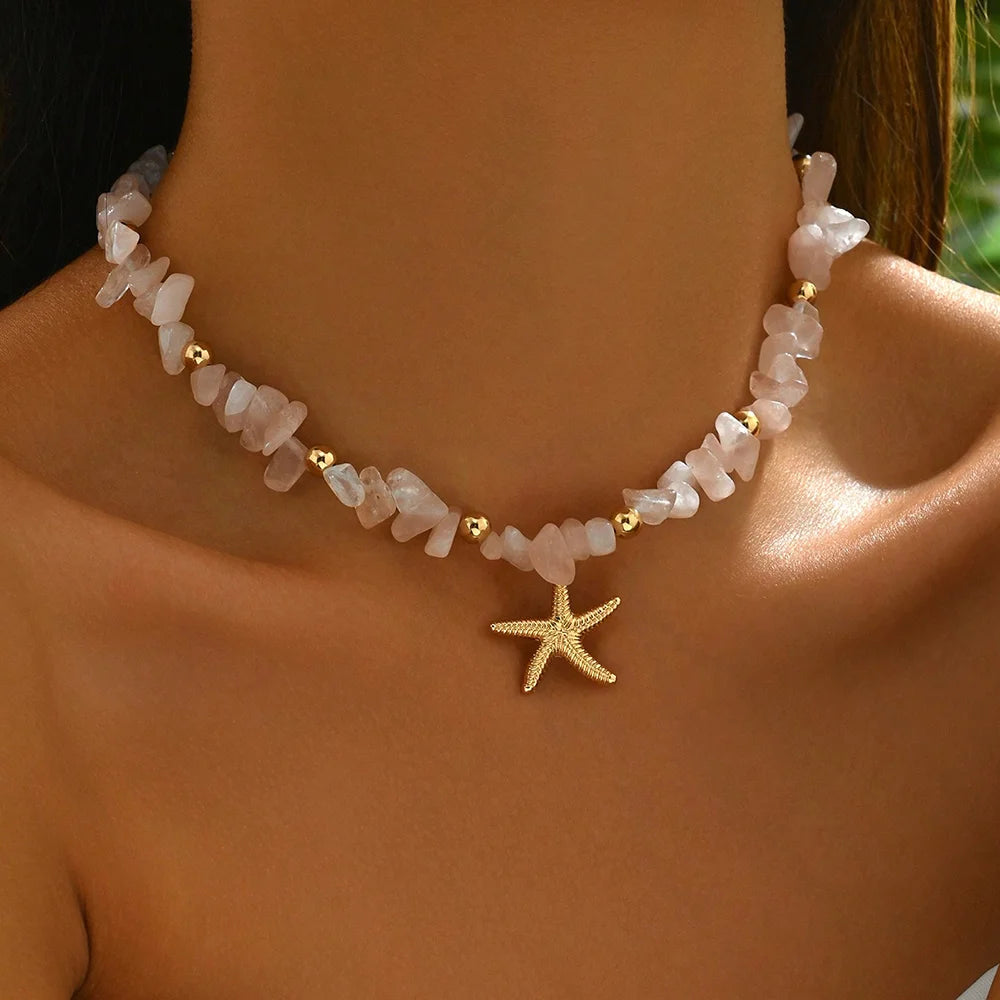Collier Néréa – Collier Coquillage Bohème