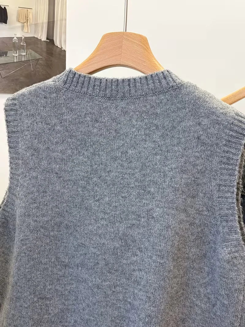 Pull sans manches Camille – Maille Essentielle