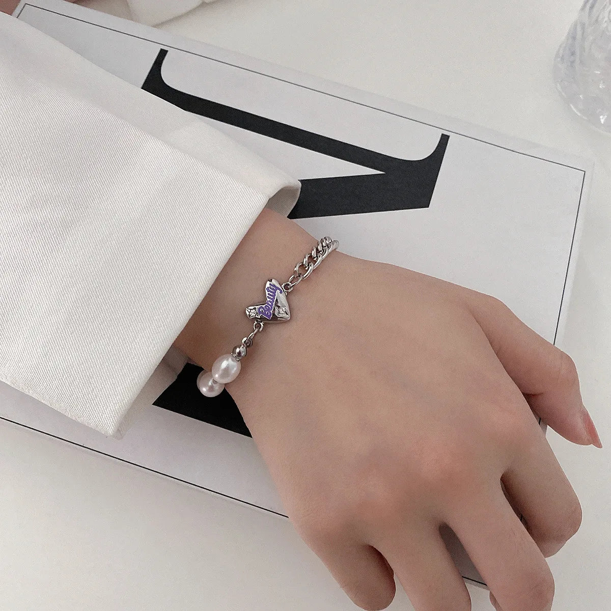 Bracelet Flora – Bracelet Fleur Perlée