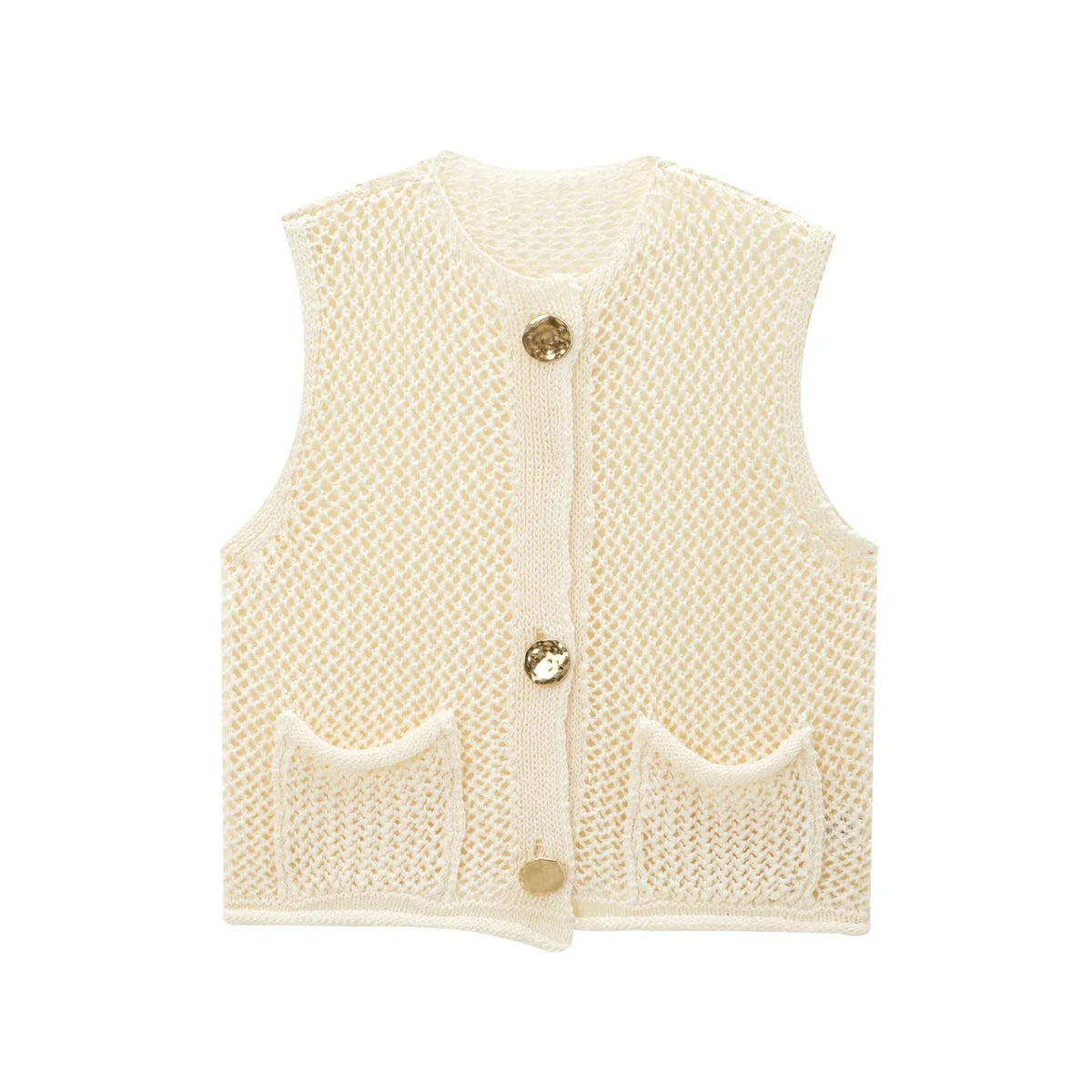 Gilet Élise – Maille Vintage