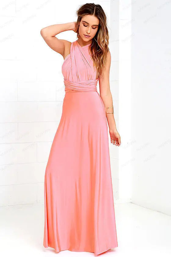 Robe Soléna – Robe Longue Dos Croisé