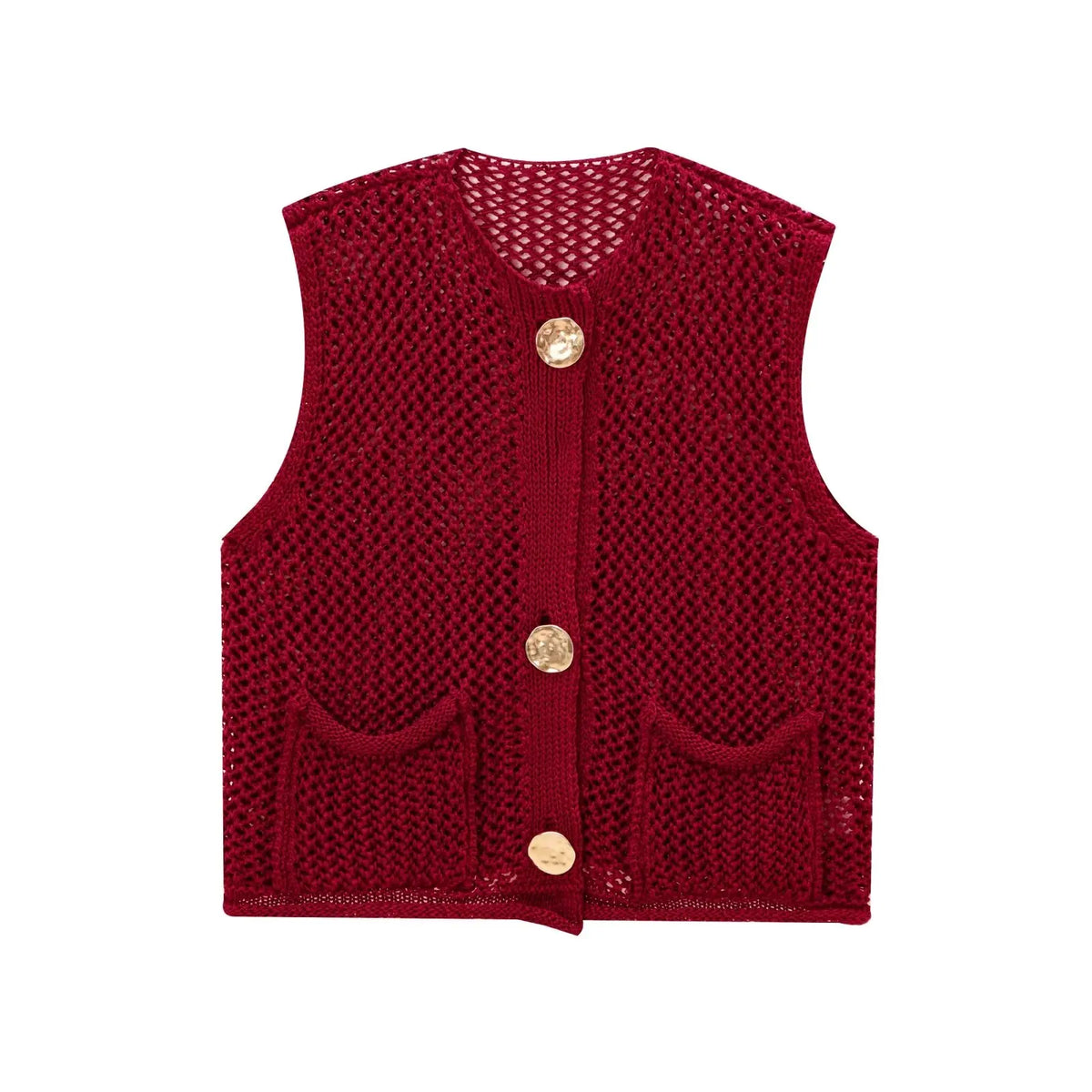 Gilet Élise – Maille Vintage