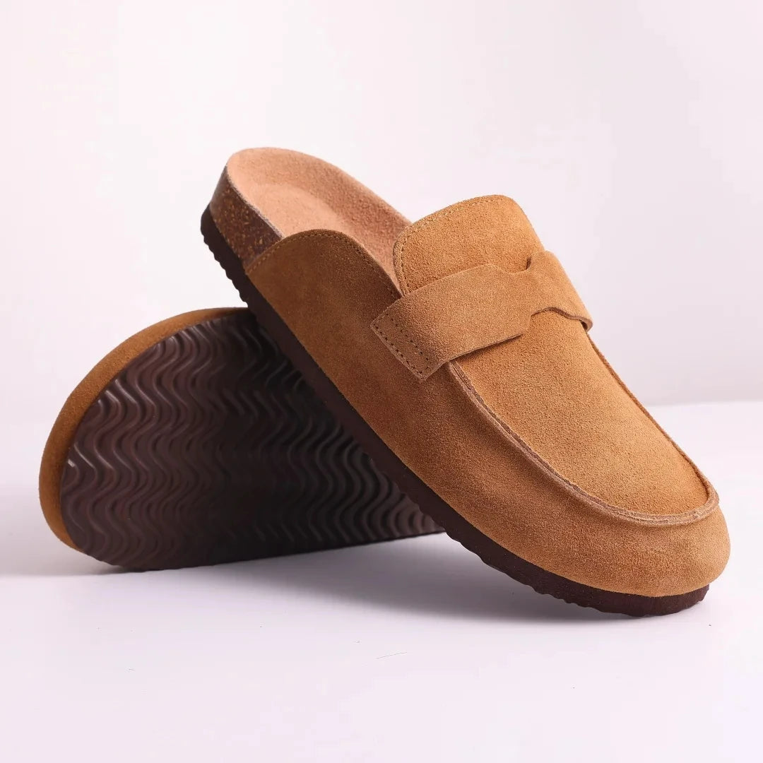 Mules Alma – Sabots en Daim & Liège