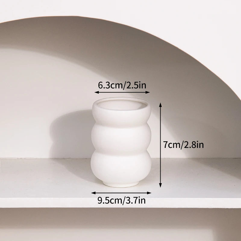Vase Alba – Vase Décoratif en Céramique Minimaliste