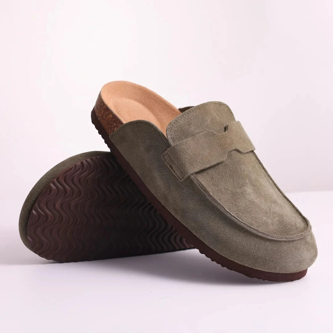 Mules Alma – Sabots en Daim & Liège