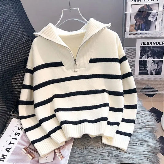 Pull Léonie – Rayures d'Hiver
