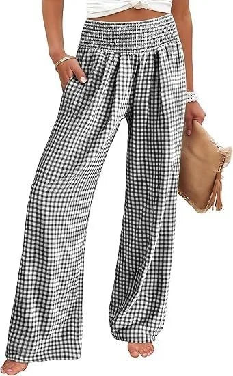 Pantalon Camille – Vichy Élégance