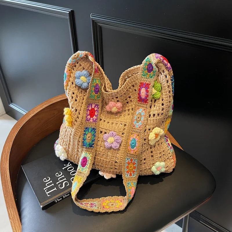Sac Flora – Crochet Bohème